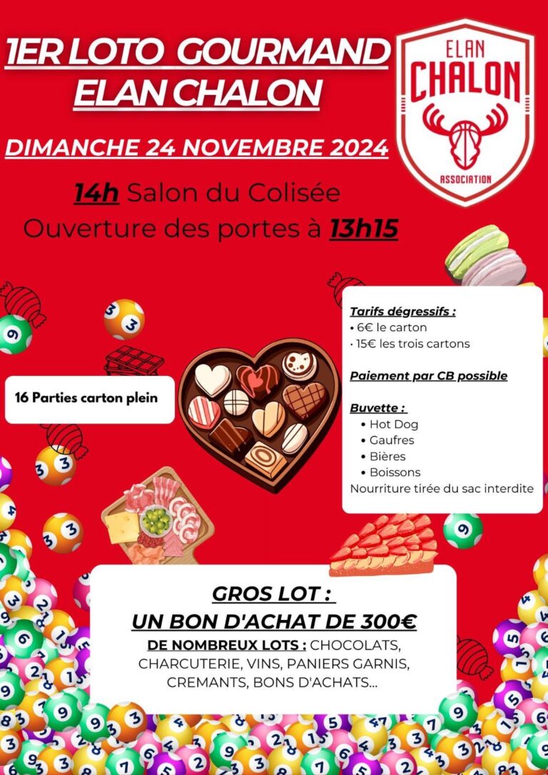 affiche loto gourmand