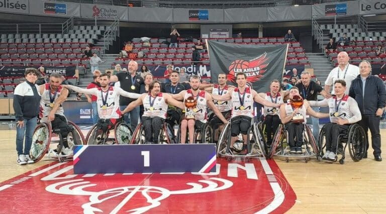 L’équipe du Puy après sa victoire sur Le Cannet lors du Final Four à Chalon en mai dernier