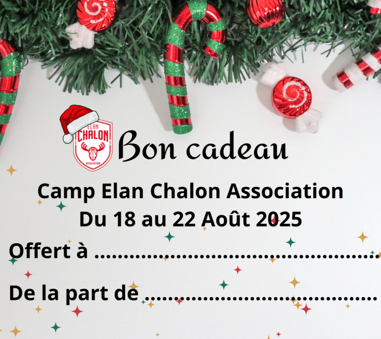 carte de noël camp 2025